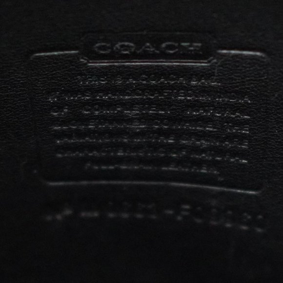 Vintage Small Coach Black Silver Lock Backpack - Picture 8 of 9